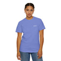 Queens White Unisphere New York Unisex Double Sided T-shirt - Flo Blue
