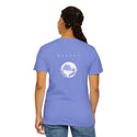 Queens White Unisphere New York Unisex Double Sided T-shirt - Flo Blue