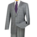 Luxurious Men's Regular-Fit Glen Plaid Suit