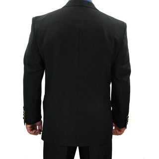 Men's Regular-Fit Blazer Black Triple Blessings