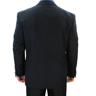 Men's Regular-Fit Blazer Navy Triple Blessings