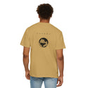 Queens Black Unisphere New York Unisex Double Sided T-shirt - Mustard