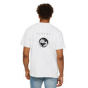 Queens Black Unisphere New York Unisex Double Sided T-shirt - White