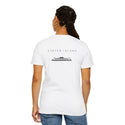 Staten Island Black Ferry New York Unisex Double Sided T-shirt - White