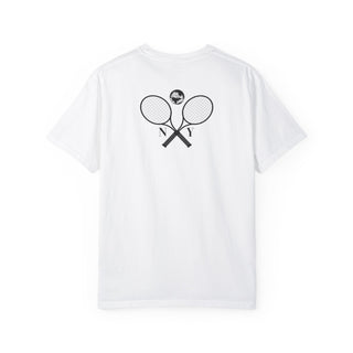 Queens Tennis-Unisphere White T-Shirt New York Double Sided T-Shirt Unisex Garment-Dyed T-shirt