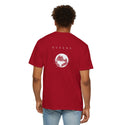 Queens White Unisphere New York Unisex Double Sided T-shirt - Red