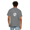 Queens White Unisphere New York Unisex Double Sided T-shirt - Grey