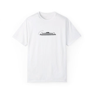 Staten Island White T-Shirt Ferry T-Shirt New York Unisex Garment-Dyed T-shirt Comfort Colors T-Shirt