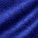 Blue textured pattern with paisley designs
