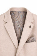 Men Modern-Fit Textured Sport Coat Blazer | Super Stretch | Washable, FREE Socks