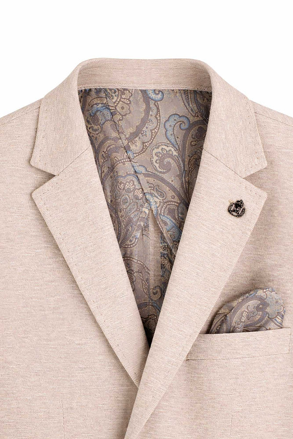 Men Modern-Fit Textured Sport Coat Blazer | Super Stretch | Washable, FREE Socks