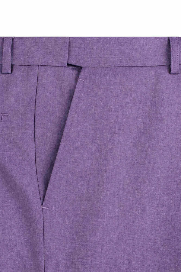 Luxurious Men's Sharkskin Double Breasted 4x6 Regular-Fit Suit, Adj Waist + FREE SOCKS - SMOKE BLUE