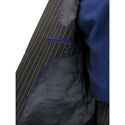 Men's Double Breasted Pinstripe Suit 6x2, Regular-Fit, Adjust Waist, CANYON CLAY