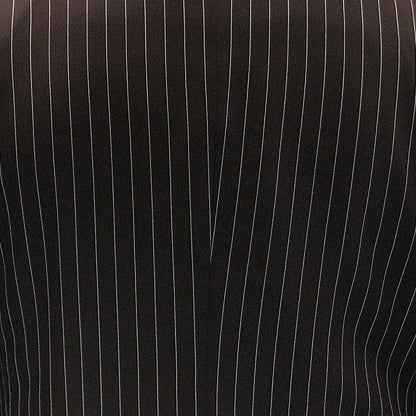 Men's Double Breasted Pinstripe Suit 6x2, Regular-Fit, Adjust Waist, BROWN