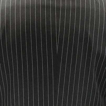 Men's Double Breasted Pinstripe Suit 6x2, Regular-Fit, Adjust Waist, CHARCOAL