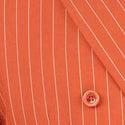 Men's Double Breasted Pinstripe Suit 6x2, Regular-Fit, Adjust Waist, CANYON CLAY