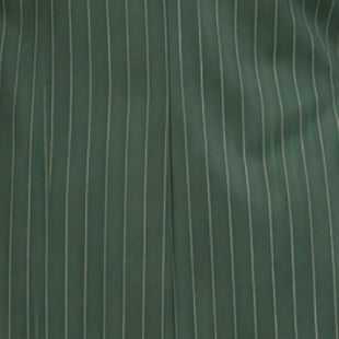 Men's Double Breasted Pinstripe Suit 6x2, Regular-Fit, Adjust Waist, HUNTER GREEN
