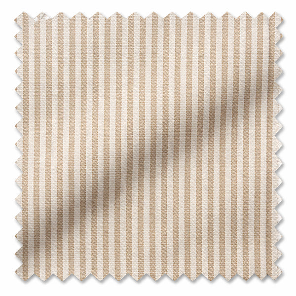 Men's Seersucker Striped Suit 2-PC Modern-Fit, Adjustable Waist, Free Socks, TAN