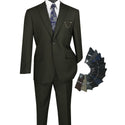 Luxurious Men's Modern-Fit Suit Olive Triple Blessings