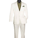 Men’s Modern Fit Linen-Cotton Suit | Breathable Stretch Comfort | FREE SOCKS-WHITE