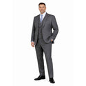 Men's Modern Fit 3-PC Suit, 2-Button, Stretch Fabric, Adjust Waist