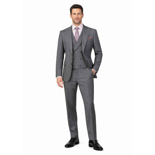 Men's Modern Fit 3-PC Suit, 2-Button, Stretch Fabric, Adjust Waist