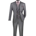 Men's Modern Fit 3-PC Suit, 2-Button, Stretch Fabric, Adjust Waist