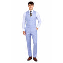 Men's 3-PC Fashion Suit, Modern Fit, Fancy Vest, Prom Wedding, Stretch Fabric