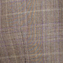 Luxurious Men's Modern-Fit 3-Piece Glen Plaid Suit Tan