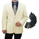 Men's Regular-Fit Blazer Ivory Triple Blessings