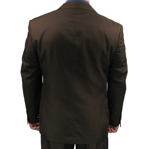 SALE! Sharp Mens 2pc. 2-B Comfortable Stretch Waist Suit - COCOA Triple Blessings