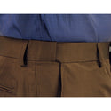 SALE! Sharp Mens 2pc. 2-B Comfortable Stretch Waist Suit - COCOA Triple Blessings