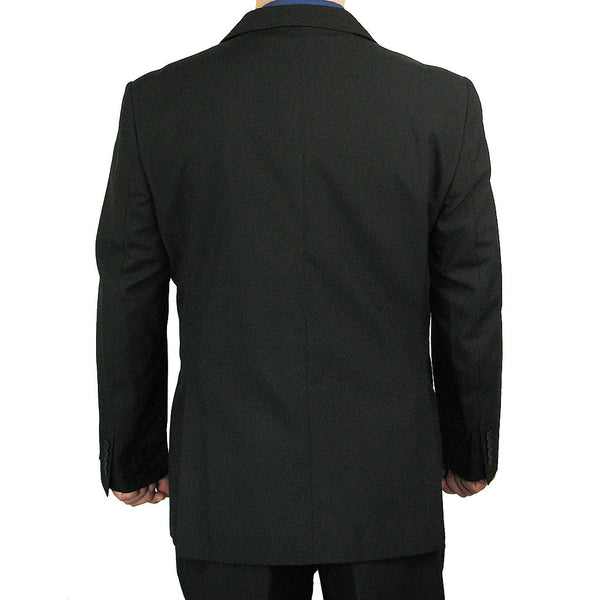 Stylish Men's Regular-Fit Suit Black Triple Blessings