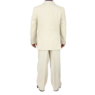 Stylish Men's Regular-Fit Suit Ivory Triple Blessings