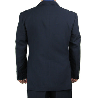 Stylish Men's Regular-Fit Suit Navy Triple Blessings