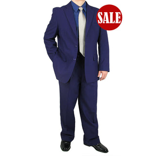 Stylish Men's Regular-Fit Suit Purple Triple Blessings