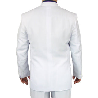 Stylish Men's Regular-Fit Suit White Triple Blessings