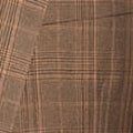 Luxurious Men's 3-Pieces Glen Plaid Suit - Chestnut
